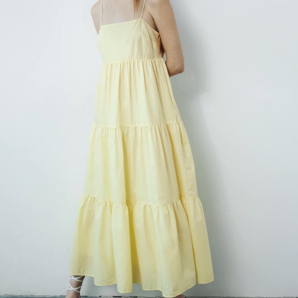 Zara Cotton Panelled Dress